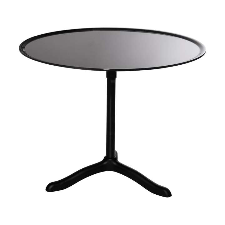 Cassis soffbord Ø47 cm - Black anodized aluminum-black - Källemo