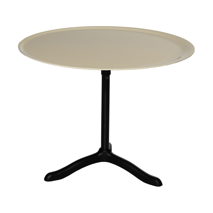 Cassis soffbord Ø47 cm - Black anodized aluminum-oyster - Källemo