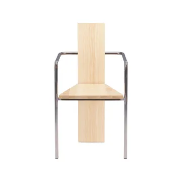 Concrete karmstol - Ask-obehandlat stålstativ - Källemo