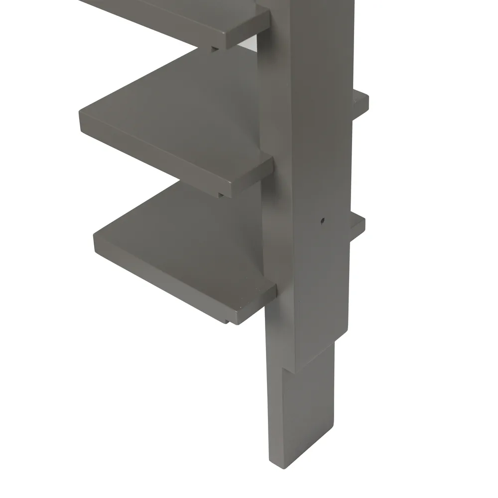 Pilaster vägghylla, Grå betsad Källemo