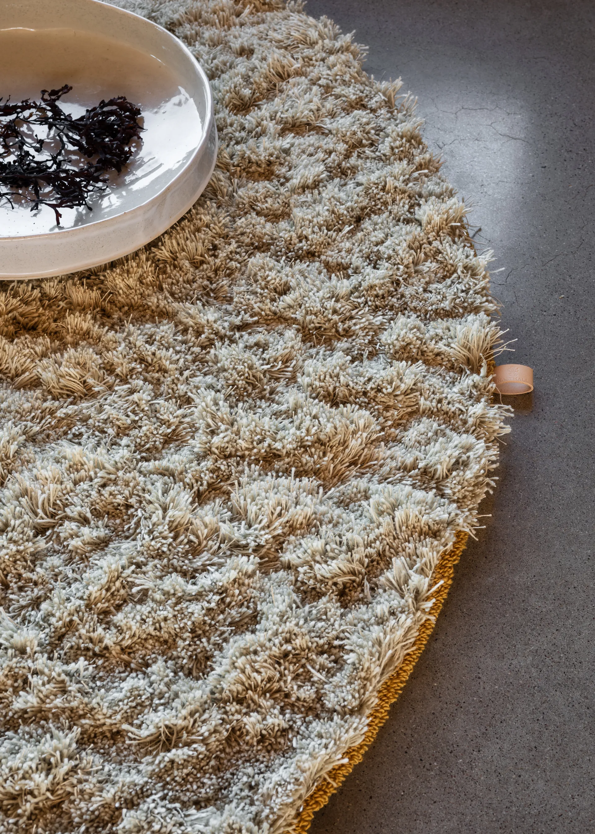 Ålegraes matta, 360x450 cm, Kalk 881 Kasthall