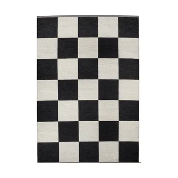Checkerboard Icon matta - 554 Midnight black, 165x240 cm - Kasthall
