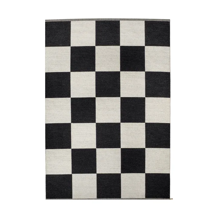 Checkerboard Icon matta - 554 Midnight black, 165x240 cm - Kasthall
