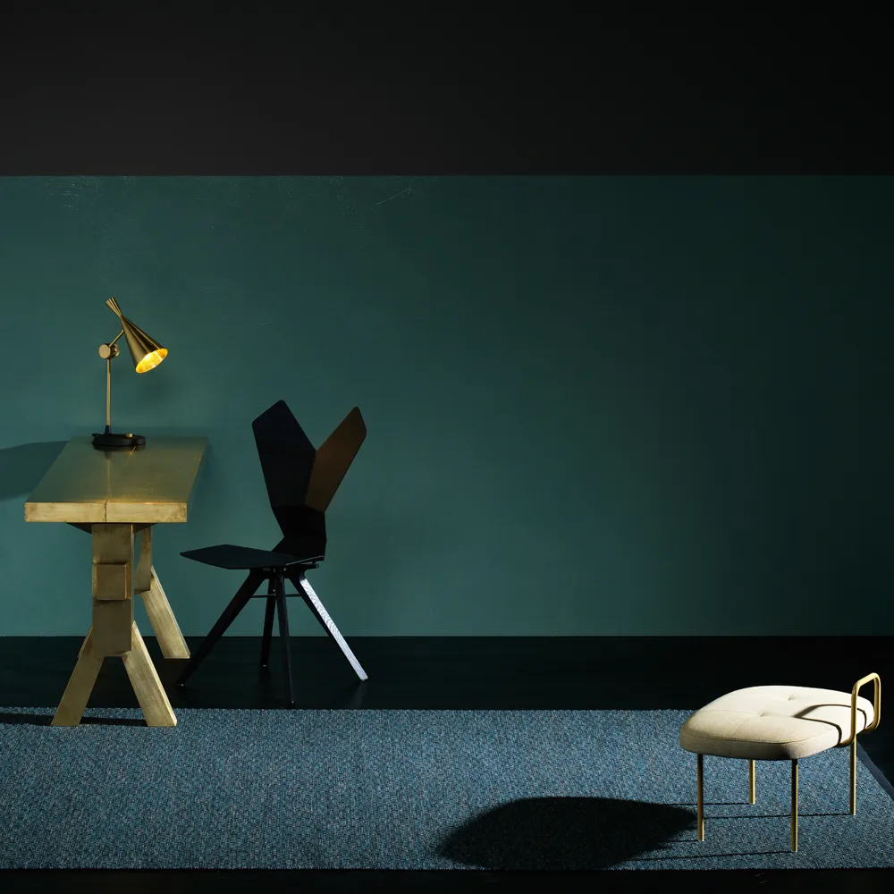 Goose Eye XL Icon matta, Denim blue 195x300 cm Kasthall