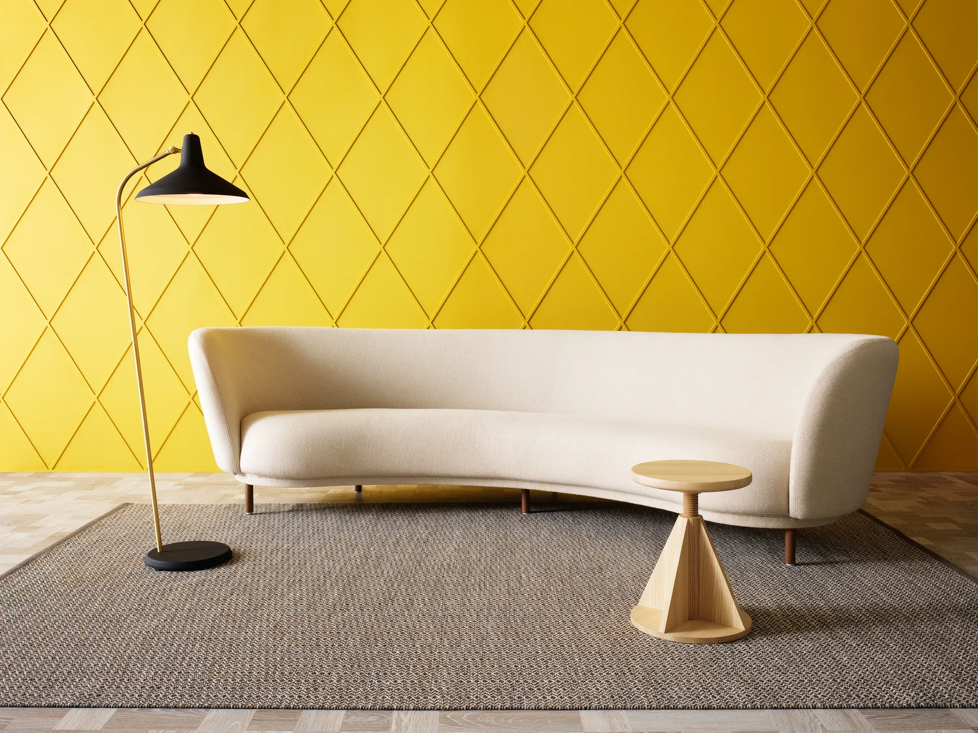 Ingrid Icon matta 160x240 cm, Brown-grey Kasthall