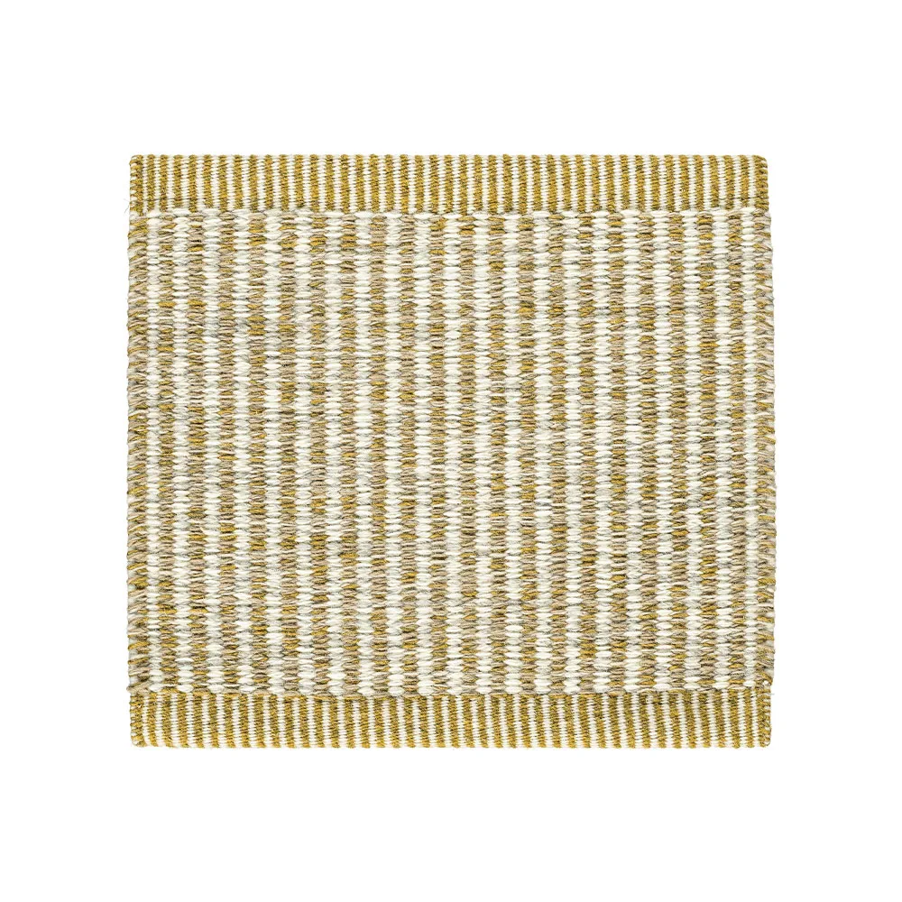 Stripe Icon gångmatta, straw yellow 485 90x250 cm Kasthall