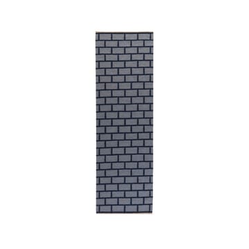 Brick gångmatta - blue, 80x250 cm - Kateha