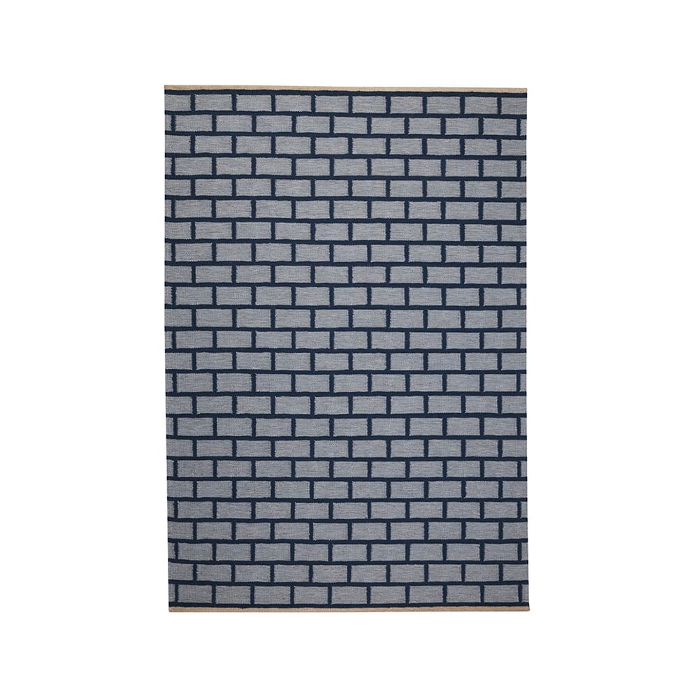 Kateha Brick matta blue, 170x240 cm