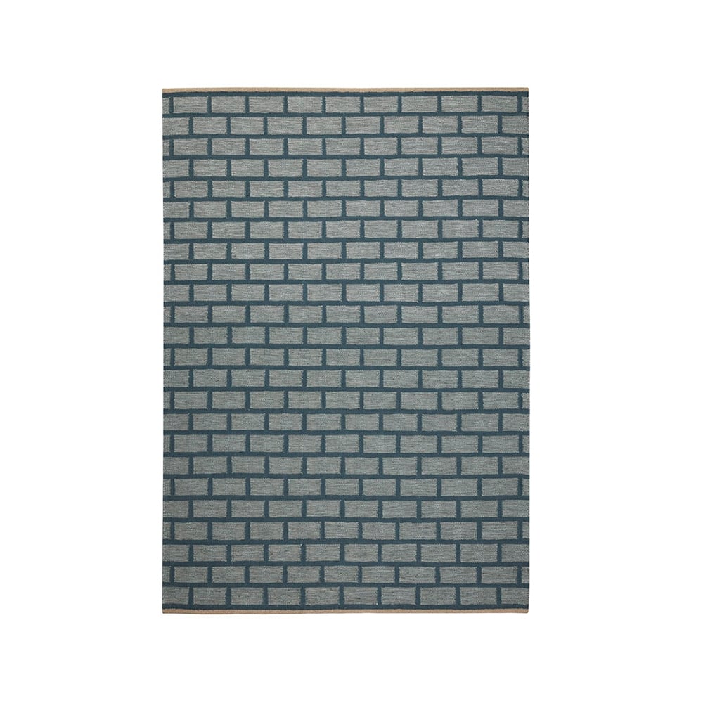 Kateha Brick matta Green, 200x300 cm | Skandinavisk Design | Ullmattor | Grön