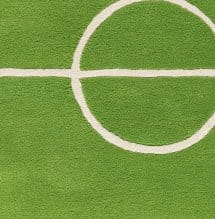 Football matta - grön 120 x 180 cm - Kateha