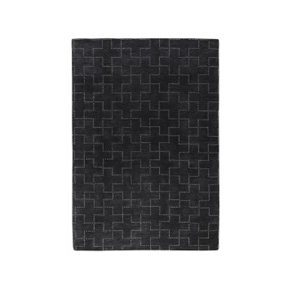 Kateha Frost matta black, 200x300 cm | Skandinavisk Design | Lugg- & Ryamattor | Svart