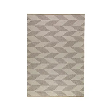 Herringbone Weave matta - light beige, 200x300 cm - Kateha