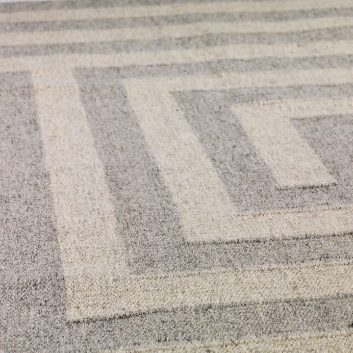 Labyrint matta 170x240 cm - Light grey - Kateha