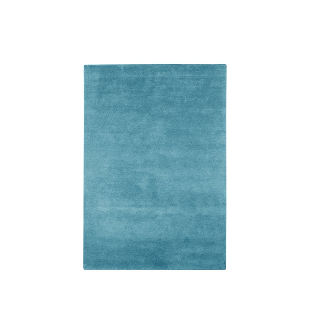 Kateha Sencillo matta turquoise, 170x240 cm | Skandinavisk Design | Ullmattor | Turkos