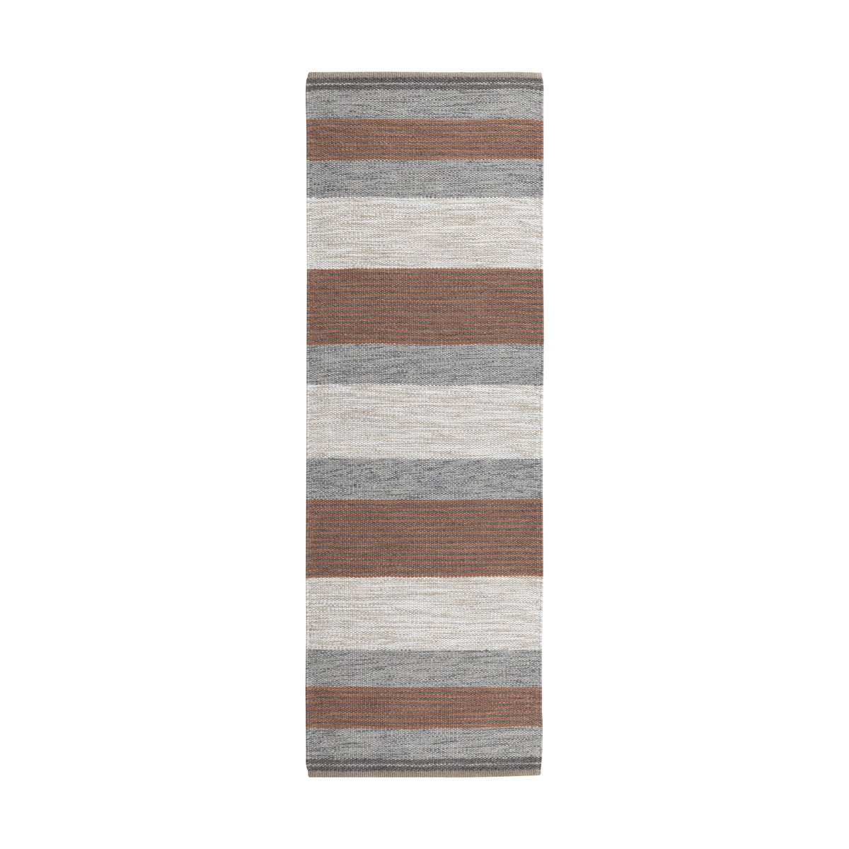 Kateha Terreno gångmatta Terra, 80x250 cm | Skandinavisk Design | Lugg- & Ryamattor | Brun