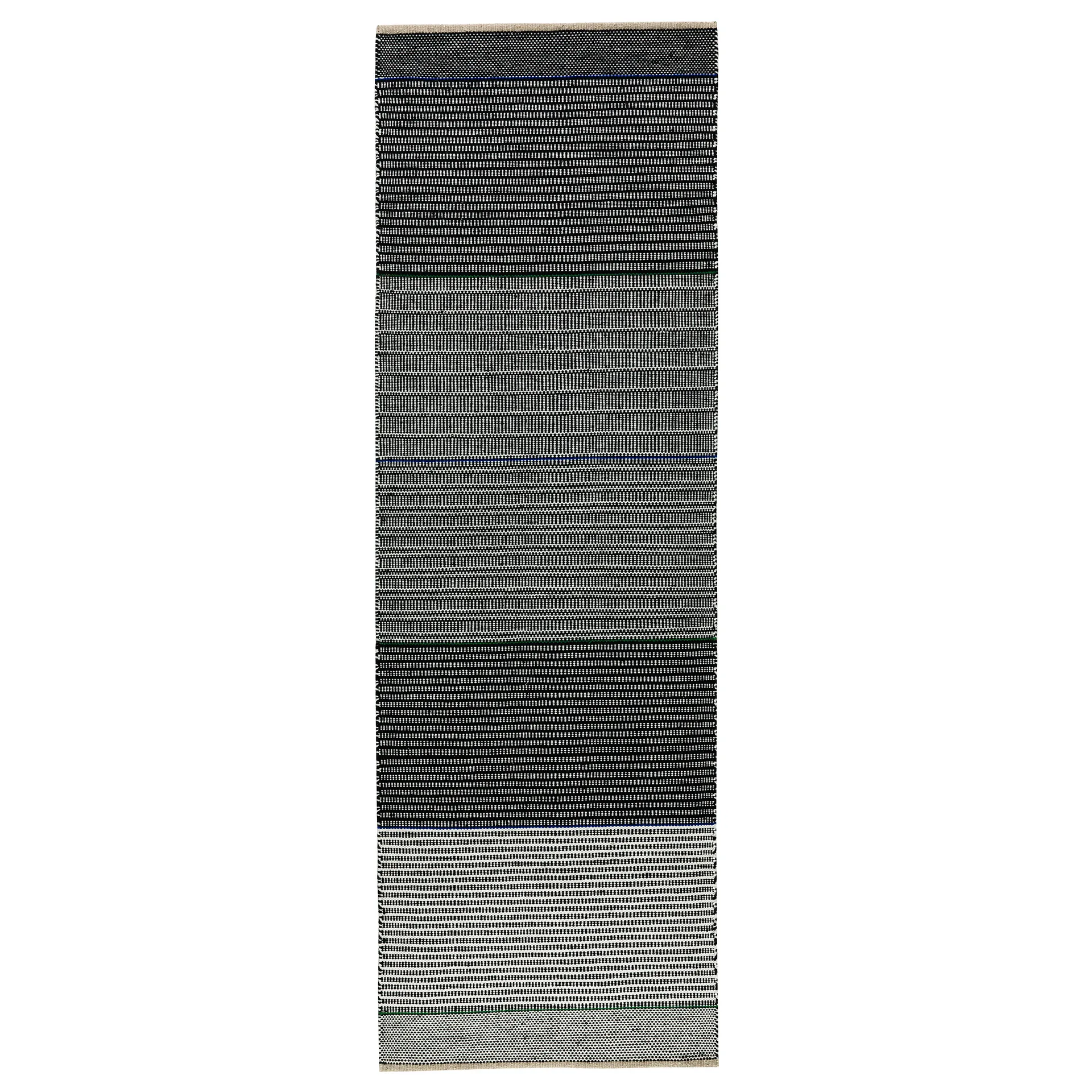 Tribulus One ullmatta 80x250 cm, Black/white/blue/green Kateha