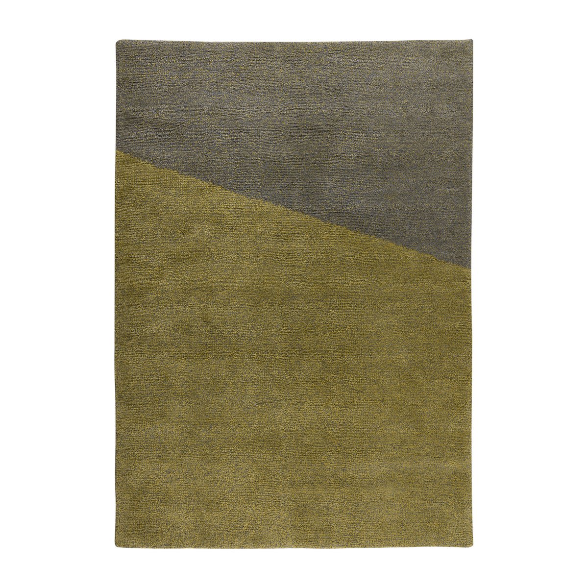 Kateha Verso matta Yellow 200x300 cm | Skandinavisk Design | Ullmattor | Gul