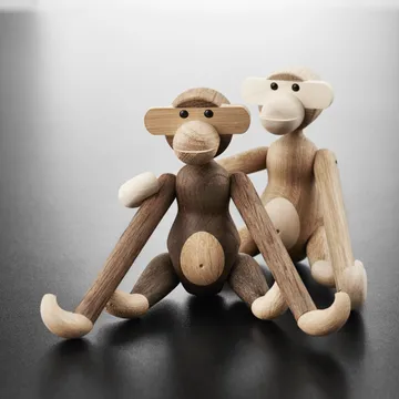 Kay Bojesen apa liten - Obehandlad ek-lönn, 20 cm - Kay Bojesen Denmark