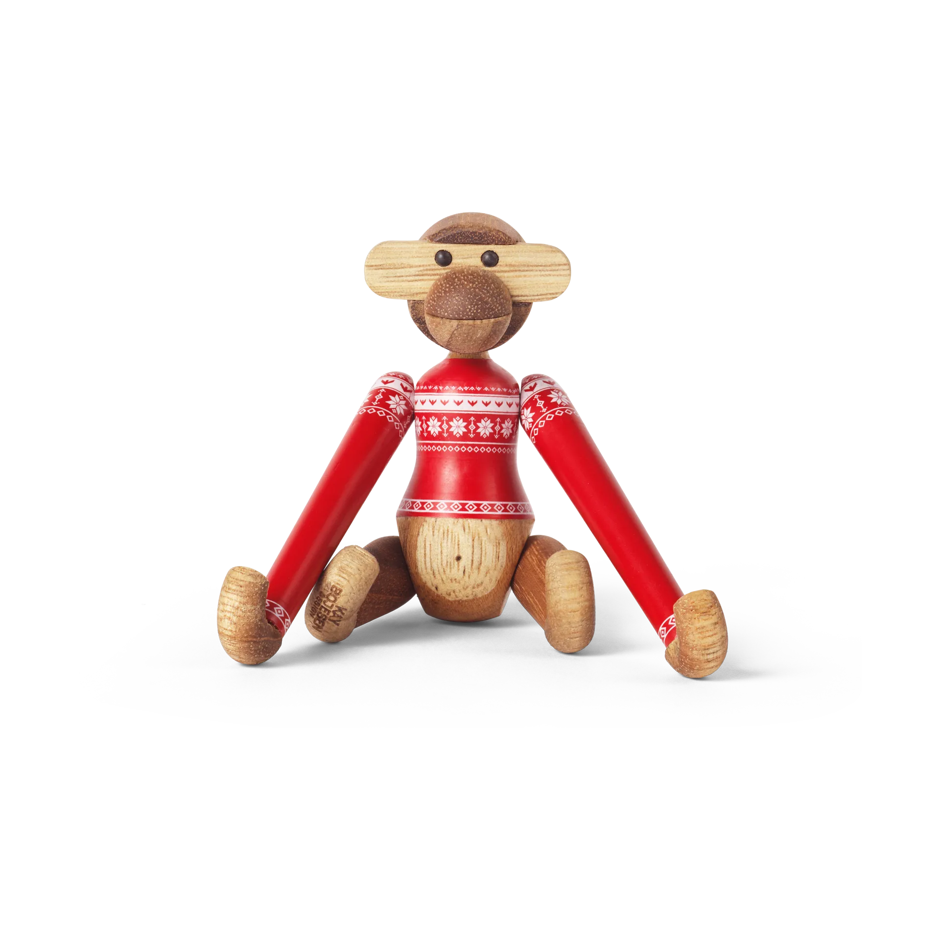 Kay Bojesen apa mini Christmas Jumper 2024, Teak-Limba Kay Bojesen Denmark