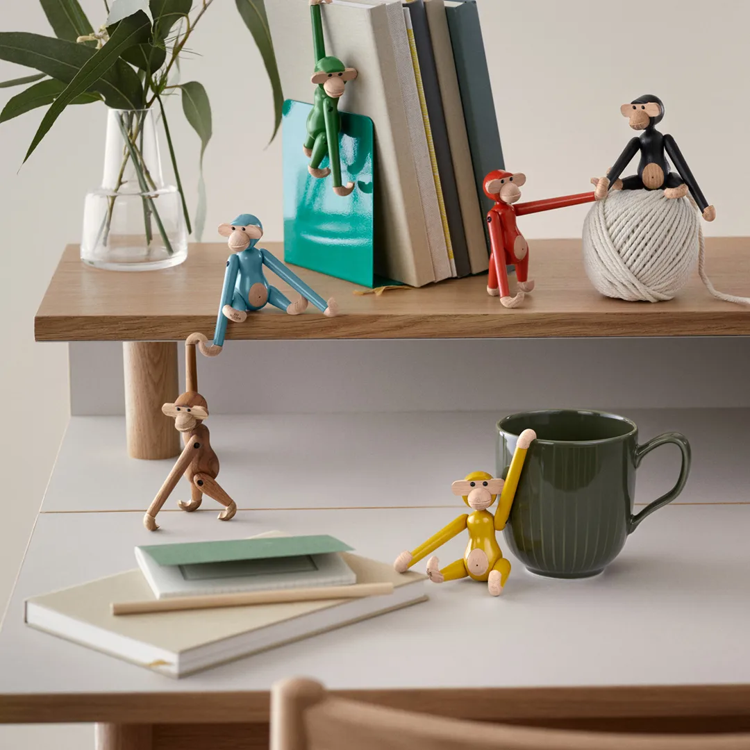 Kay Bojesen apa mini vintage, Grön Kay Bojesen Denmark