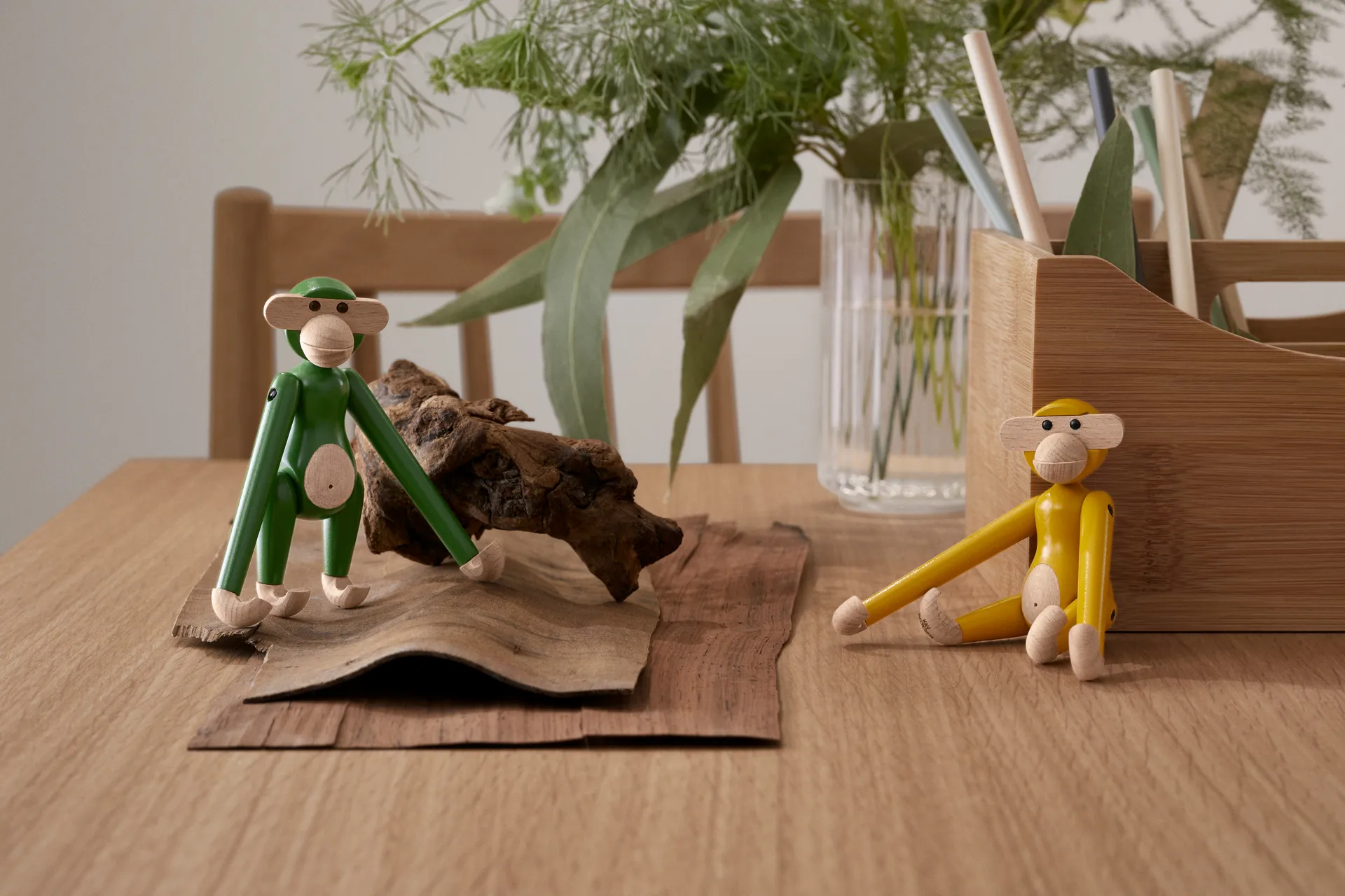 Kay Bojesen apa mini vintage, Grön Kay Bojesen Denmark