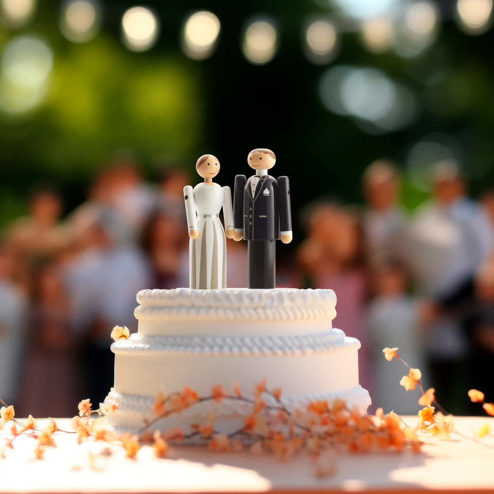 Kay Bojesen brudgum, Blå-svart-vit, 12 cm Kay Bojesen Denmark