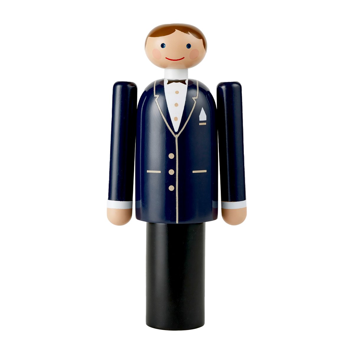 Kay Bojesen Denmark Kay Bojesen brudgum Blå-svart-vit, 18 cm