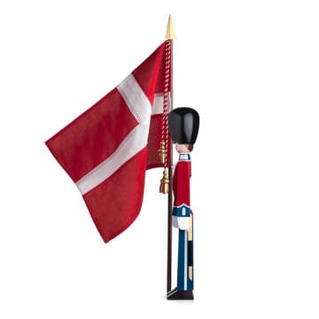 Kay Bojesen fanbärare med textilflagga - 50 cm - Kay Bojesen Denmark