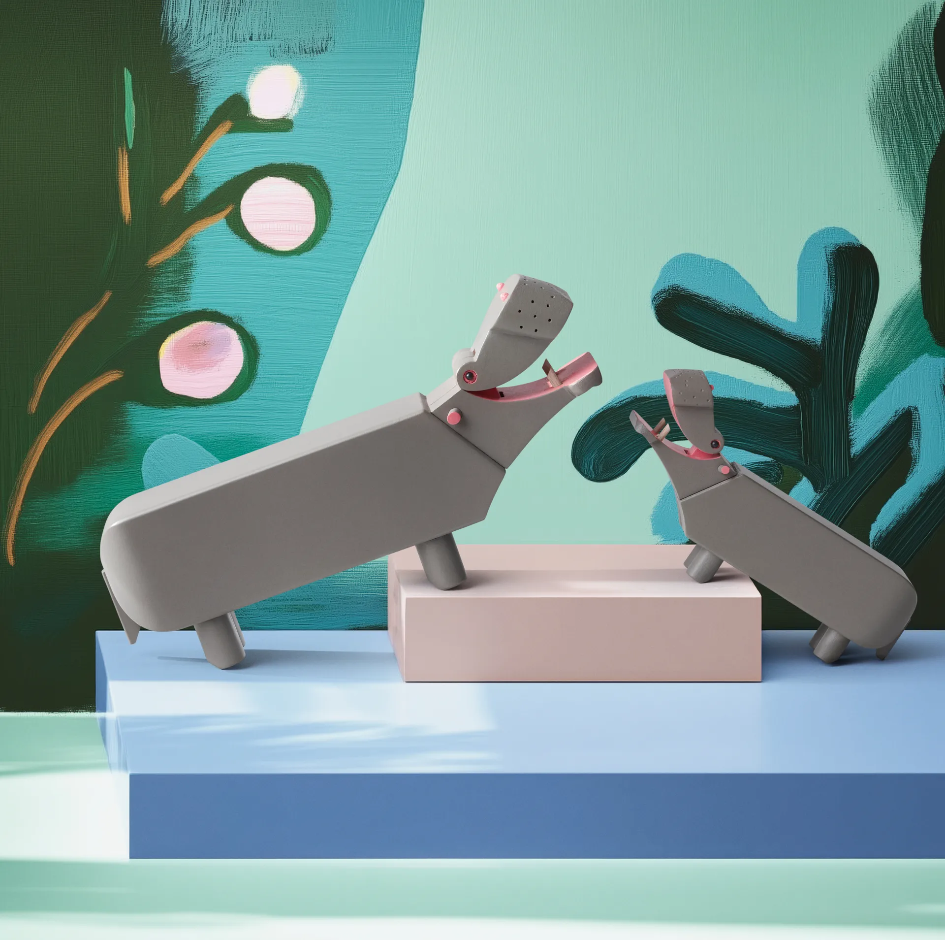 Kay Bojesen flodhäst, Grå Kay Bojesen Denmark