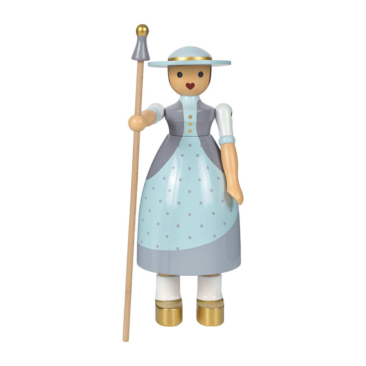 Kay Bojesen Denmark Kay Bojesen herdinna Ljusblå | Skandinavisk Design | Träfigurer | Blå