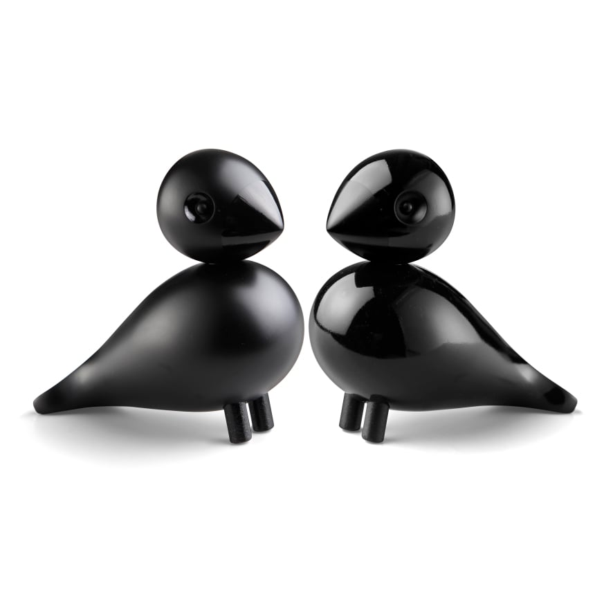 Kay Bojesen Denmark Kay Bojesen Lovebirds set Svart