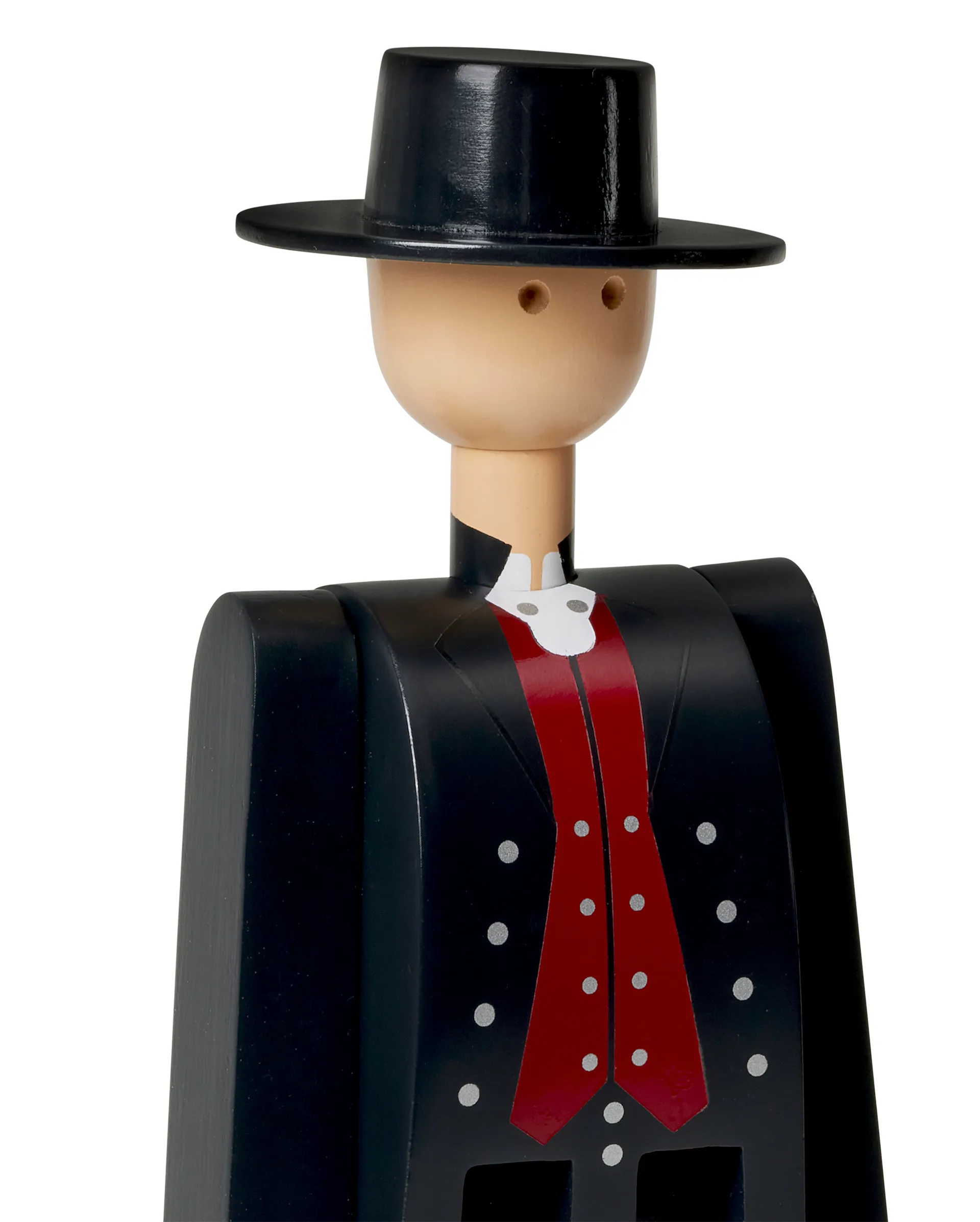 Kay Bojesen man i norsk folkdräkt, Svart-röd-vit Kay Bojesen Denmark