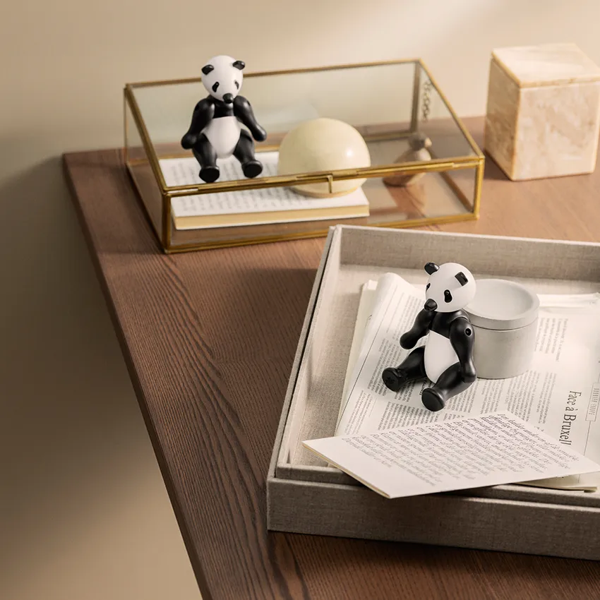 Kay Bojesen panda liten, Svart-vit Kay Bojesen Denmark