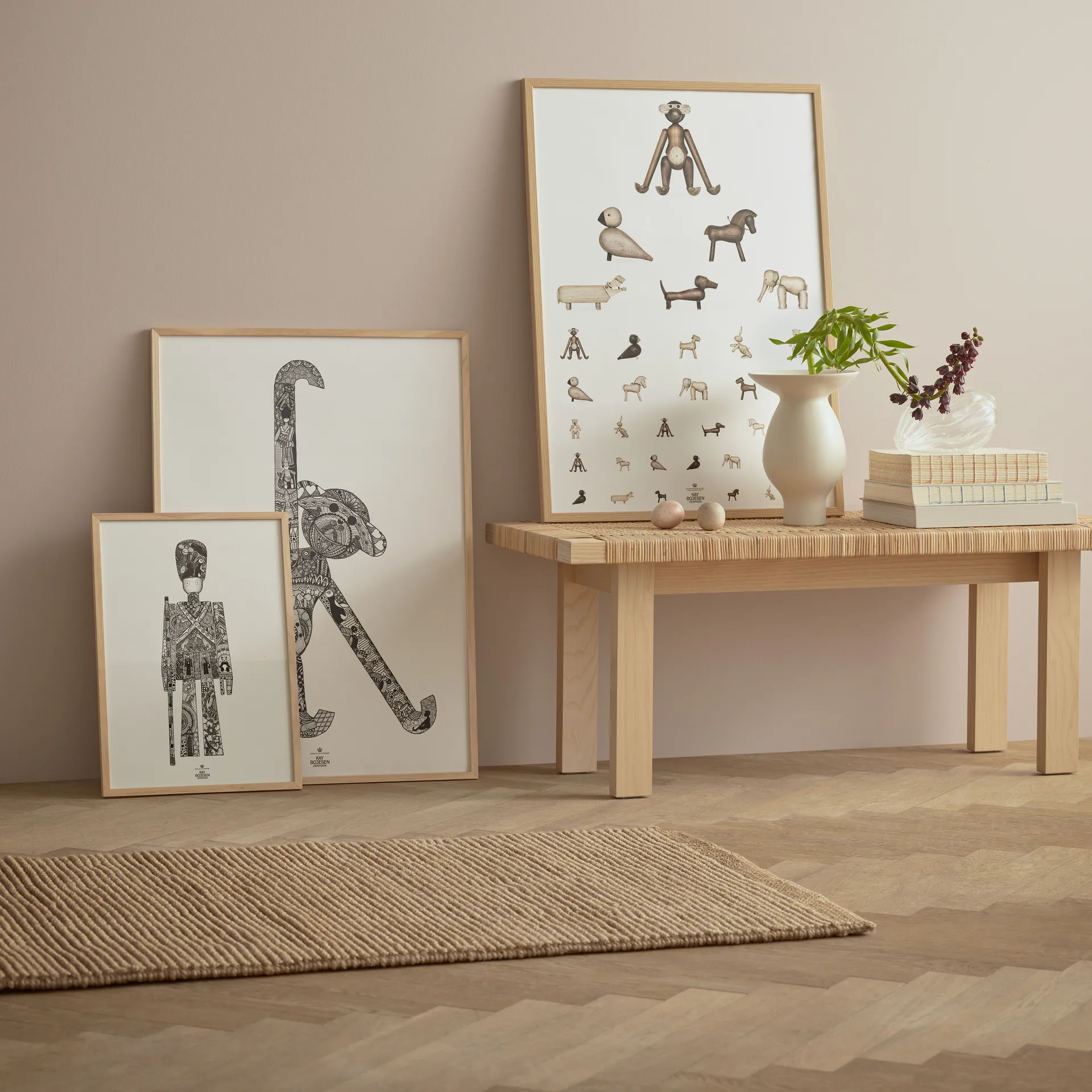 Kay Bojesen poster djur, 50x70 cm Kay Bojesen Denmark