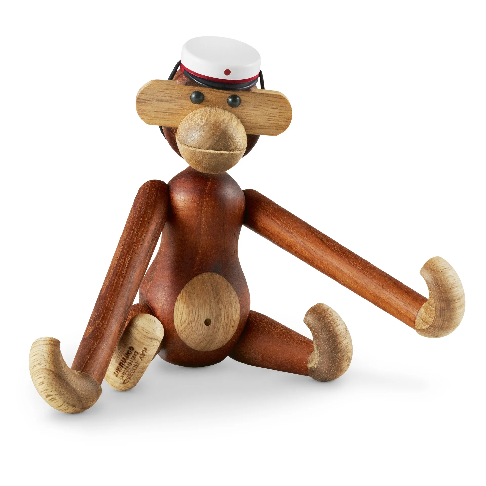 Kay Bojesen studentmössa till lilla apan, Vit-röd Kay Bojesen Denmark