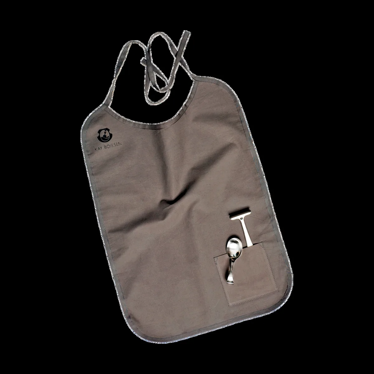 Kay Bojesen Grand Prix barnbestick och haklapp 3 delar Polished steel