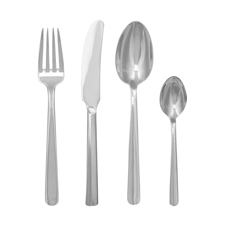 Grand Prix bestickset 4 delar - Polished steel - Kay Bojesen