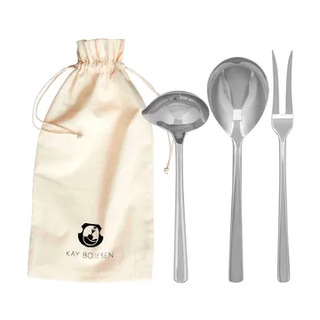 Grand Prix serveringsset 3 delar - Polished steel - Kay Bojesen