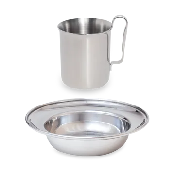 Kay Bojesen barnservis 2 delar - Polished steel - Kay Bojesen