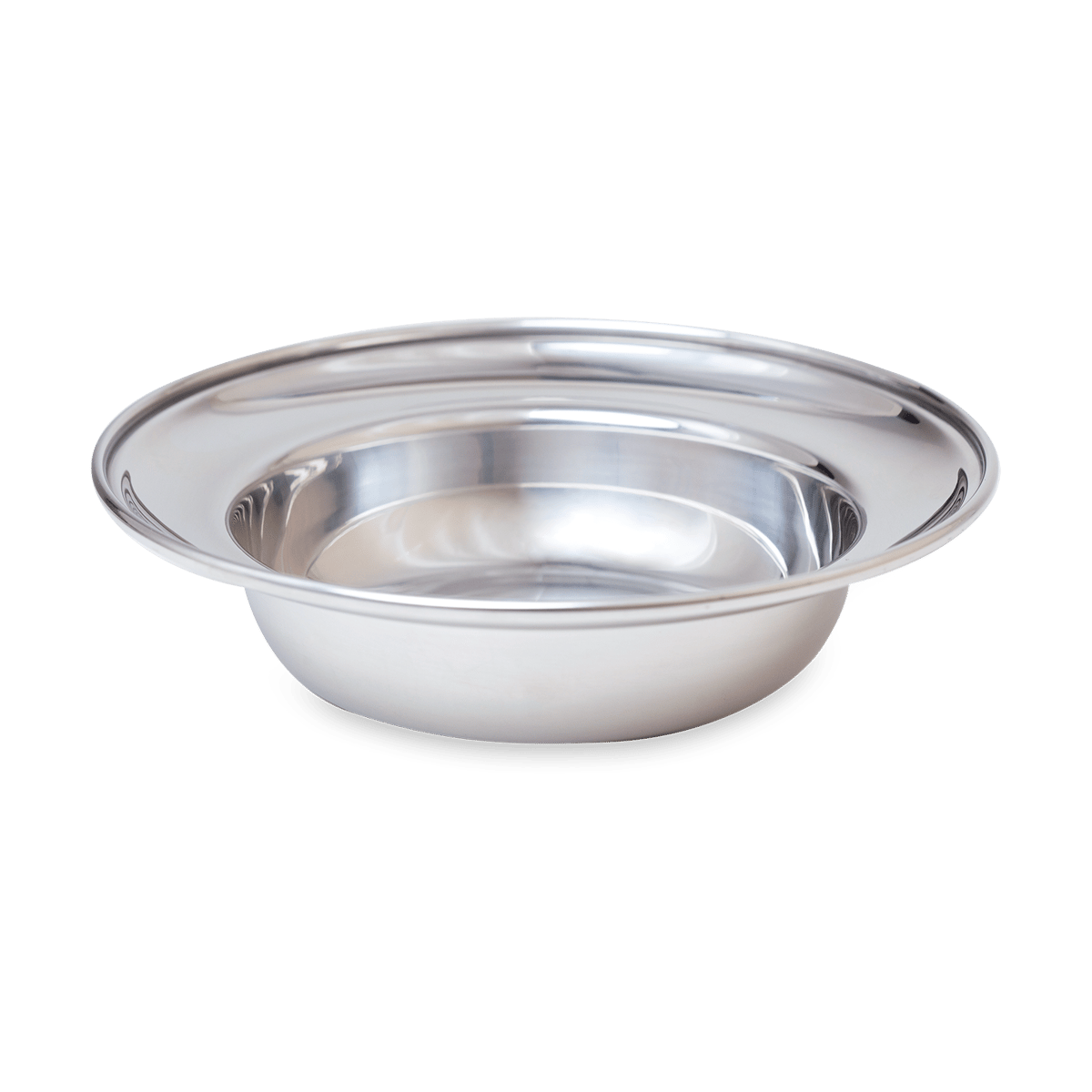 Kay Bojesen tallrik stål Ø16,3 cm Polished steel | Skandinavisk Design | Mattallrikar | Silverfärgad