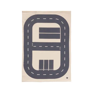 Aiden matta 90x130 cm - Blågrå - Kid's Concept