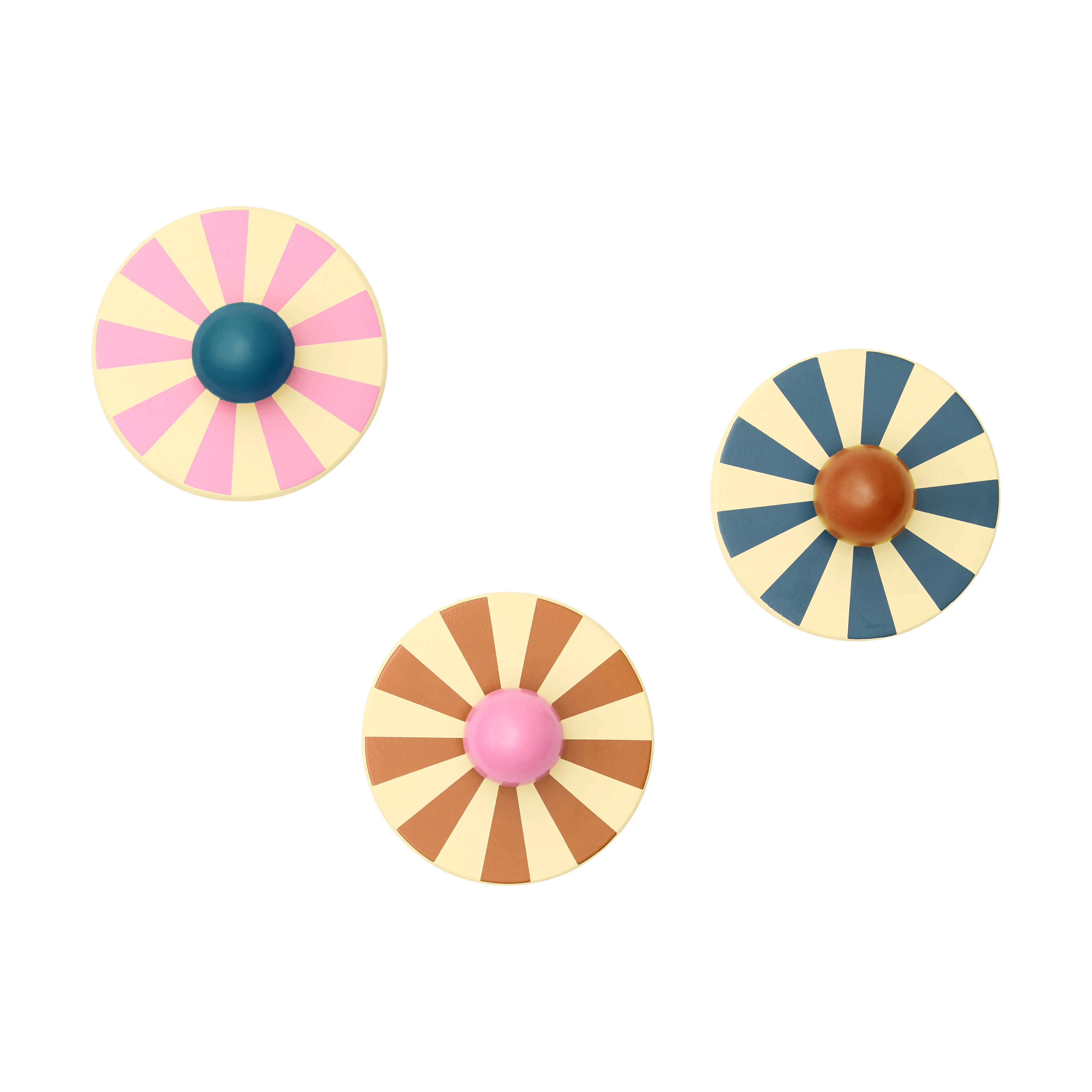 Cirkus krok 3 delar, Multi, Ø10x4,4 cm