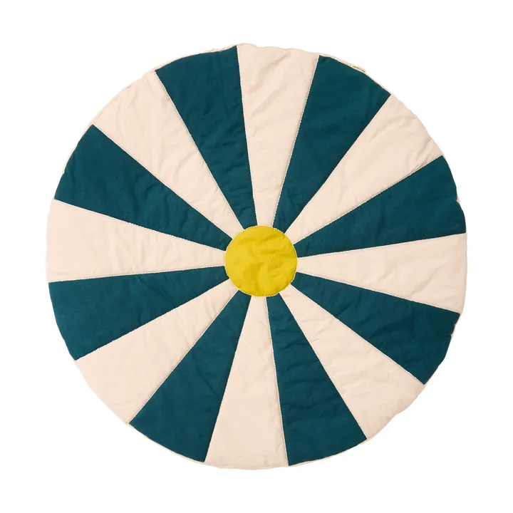 Cirkus lekmatta - Blågrön, Ø112x2 cm - Kid's Concept