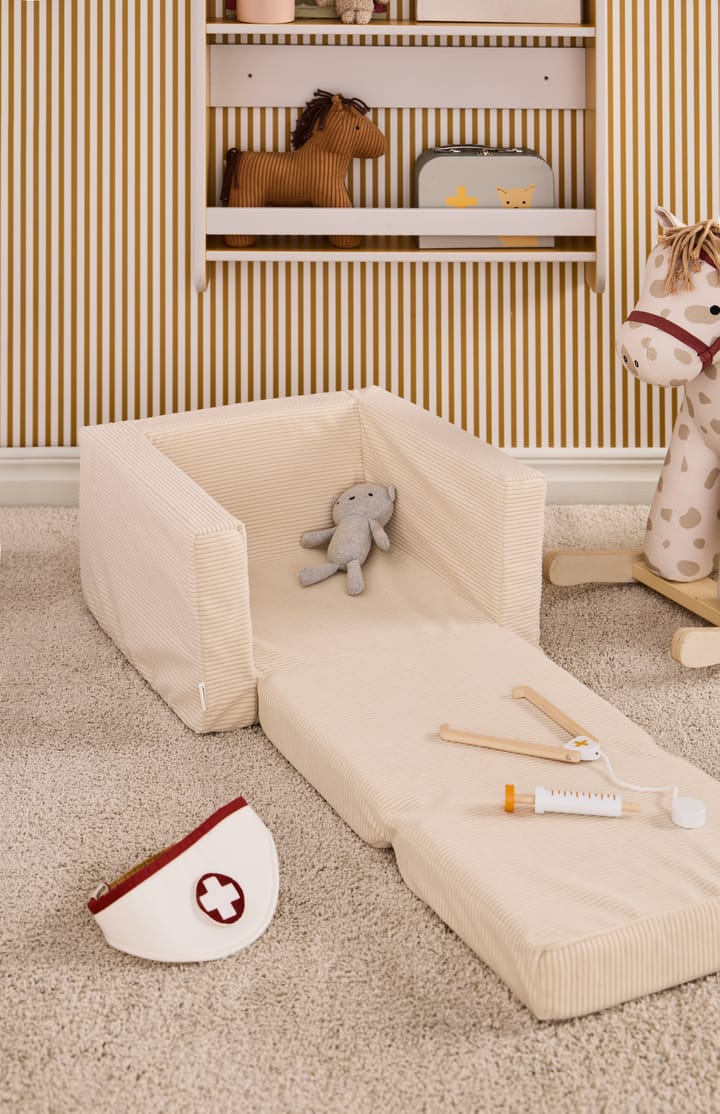 Kid's Base fåtölj vikbar, Naturvit Kid's Concept