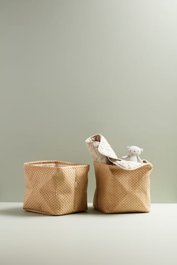 Kid's Base förvaringsbox 2-pack 30x30 cm - Natur - Kid's Concept