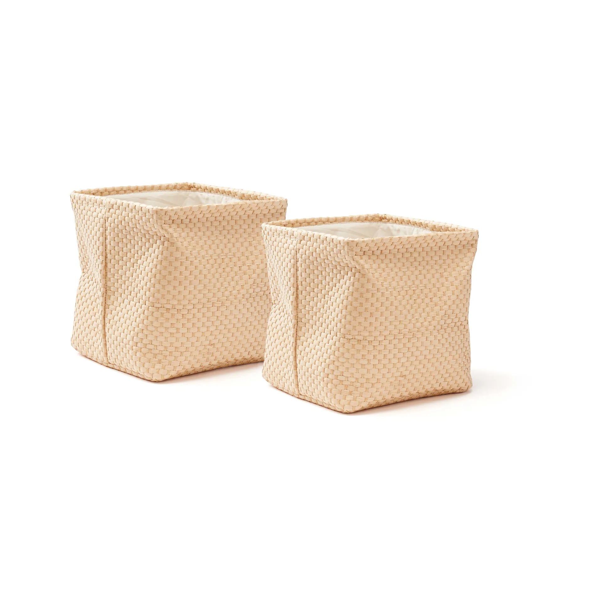 Kid's Base förvaringsbox 2-pack 30x30 cm, Natur Kid's Concept