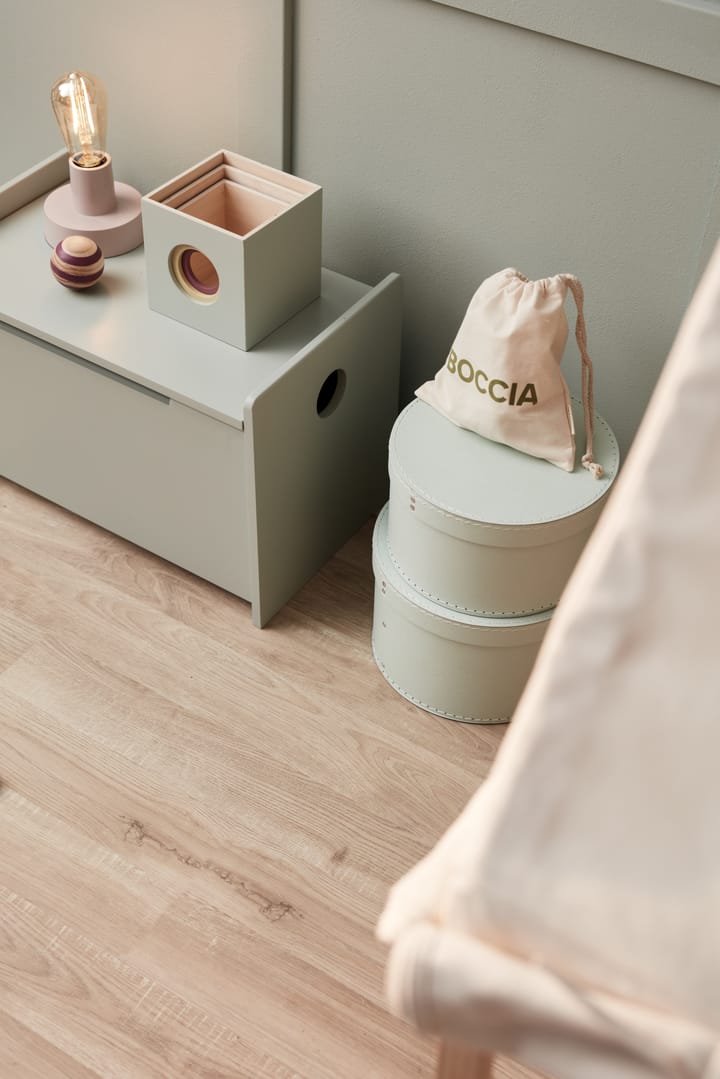 Kid's Base förvaringsbox rund 2 delar, Ljusgrön Kid's Concept