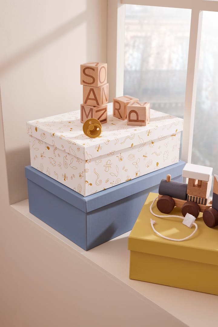 Kid's Base förvaringsbox set, Blå Kid's Concept