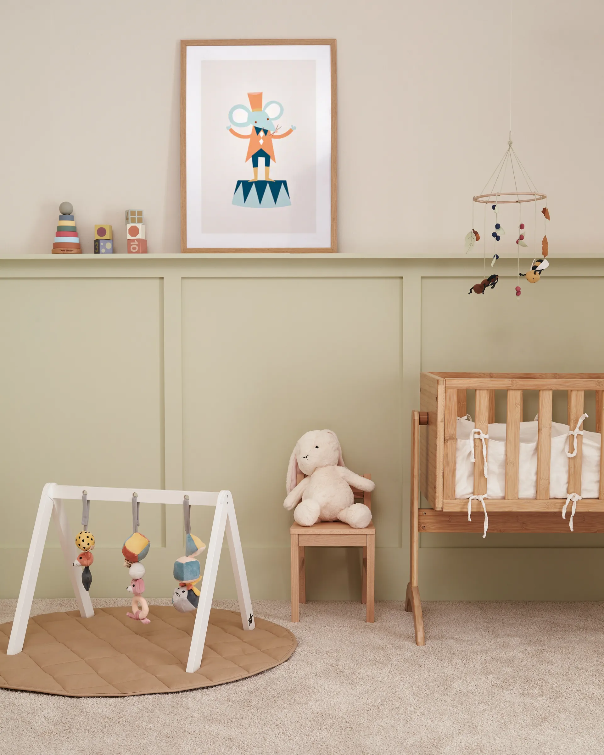 Kid's Base lekmatta, Beige Kid's Concept