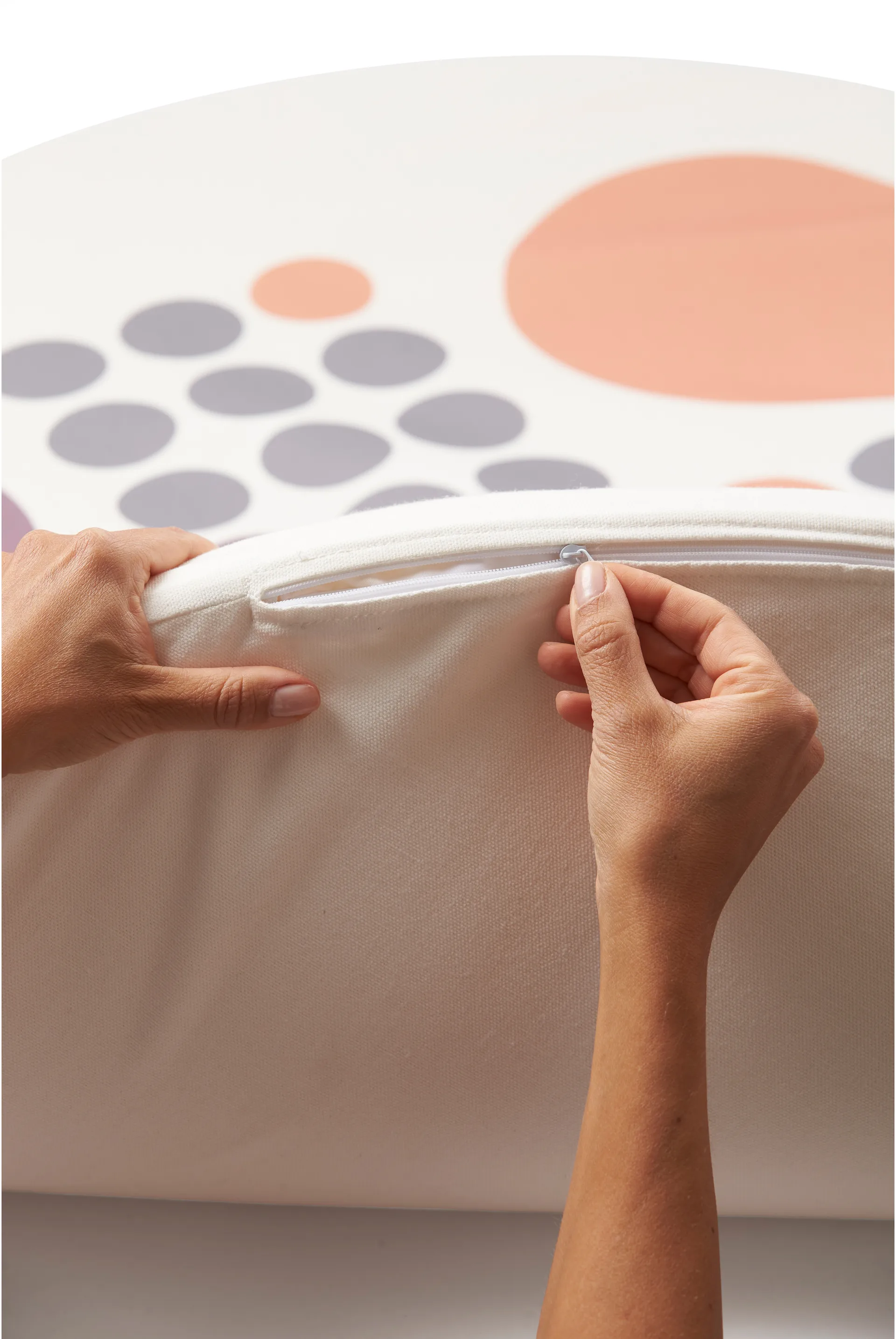 Kid's Base lekmatta fiaspel Ø110 cm, Vit Kid's Concept